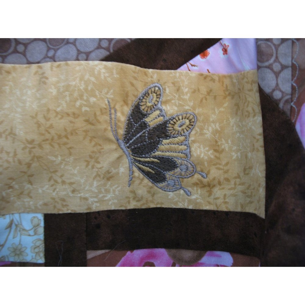 Patchwork Butterfly Theme Jacket Custom Made Wome… - image 3